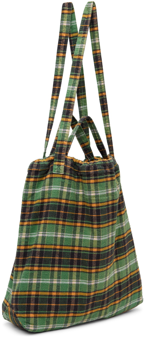R13 Green Oversized Tote Bag