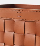 Giobagnara Mondina Large woven leather basket
