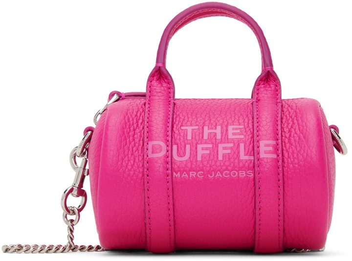 Photo: Marc Jacobs Pink 'The Leather Nano Duffle Crossbody' Bag