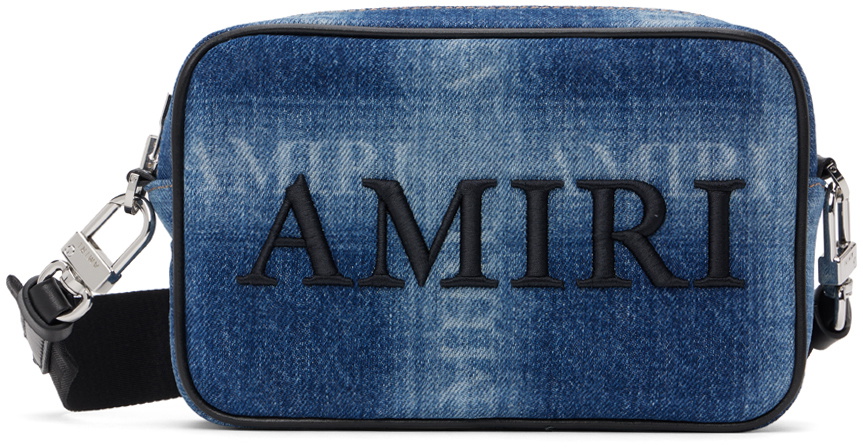 BANDANA DENIM CAMERA BAG - CLAY_INDIGO – AMIRI