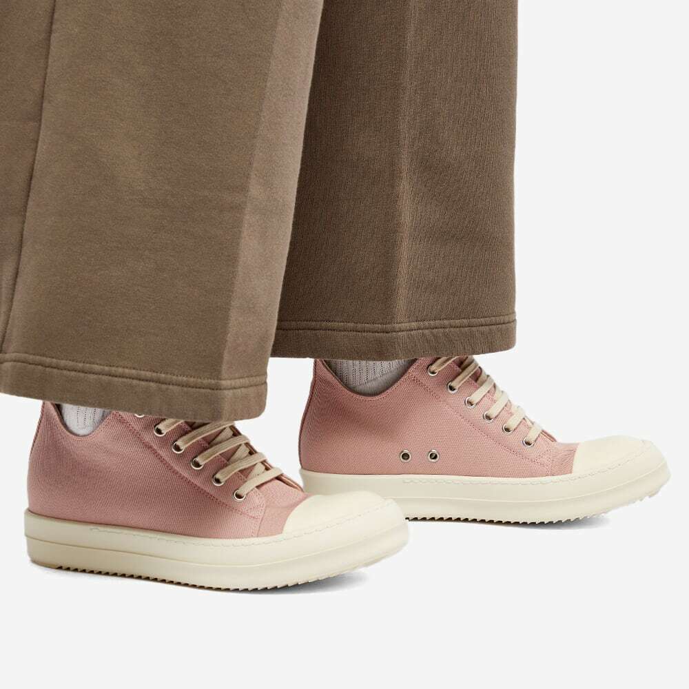 Rick Owens Drkshdw Womens Low Sneakers In Faded Pink Rick Owens Drkshdw 7266