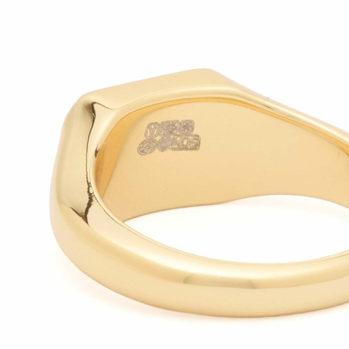 Serge DeNimes Men's Moss Agate Ring in Gold