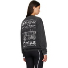 Off-White Gray 'Off White' Stroke Sweatshirt