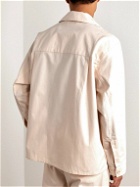 Adish - Qurs Embroidered Cotton-Twill Overshirt - White