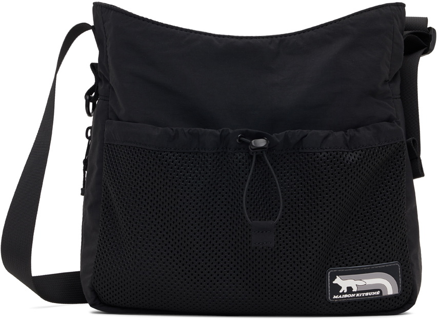MAISON KITSUNE｜CROSSBAGS (THE TRAVELER NECK POUCH (MM05 Maison Kitsune Blue 'The Traveller' Neck Pouch - Crossbody