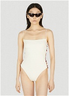 Ziah - Bravo Chain One Piece Swimsuit in White