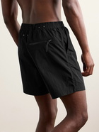 NN07 - Warren 1442 Straight-Leg Mid-Length Recycled Swim Shorts - Black