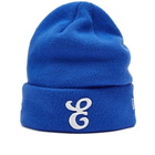 New Era E by END. Beanie in Blue Bead 