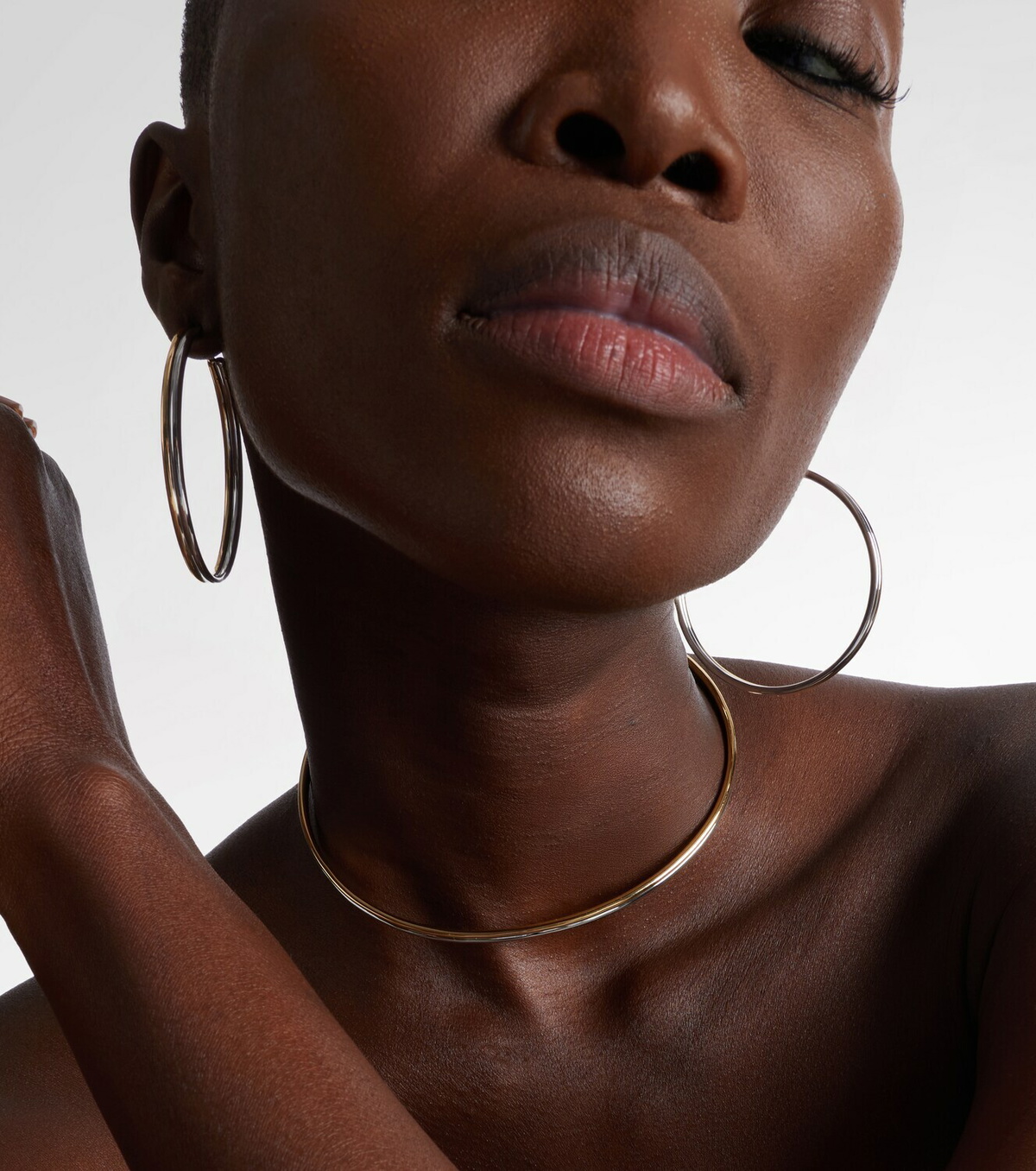 Jennifer Fisher Thread 10kt gold-plated choker