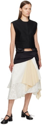 OPEN YY Black Exposed Pocket Vest