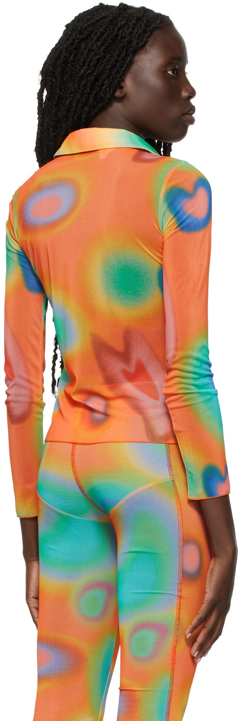 AVAVAV Multicolor Cut-Out Shirt