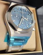 Girard Perregaux Laureato Chronograph Automatic Blue Dial Mens Watch 81020-11-3370-1GM