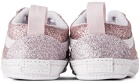 Vans Baby Pink Glitter Old Skool Crib Sneakers