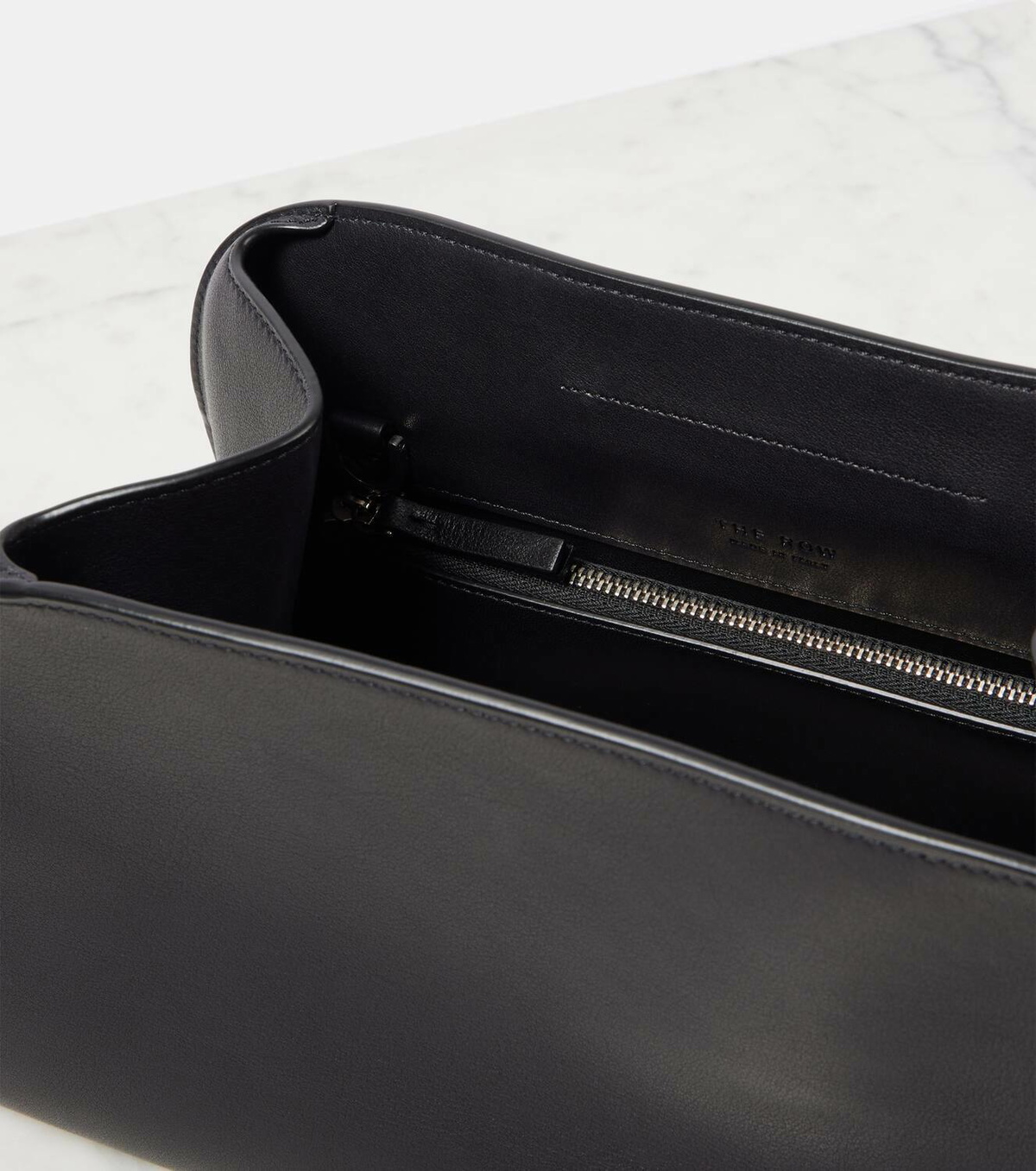 The Row Peggy Small leather shoulder bag