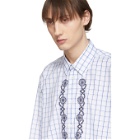 Stella McCartney Blue Embroidery Shirt