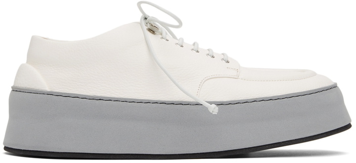 Photo: Marsèll White & Grey Cassapana Sneakers