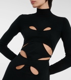 Dion Lee Mobius Loop cutout wool-blend minidress