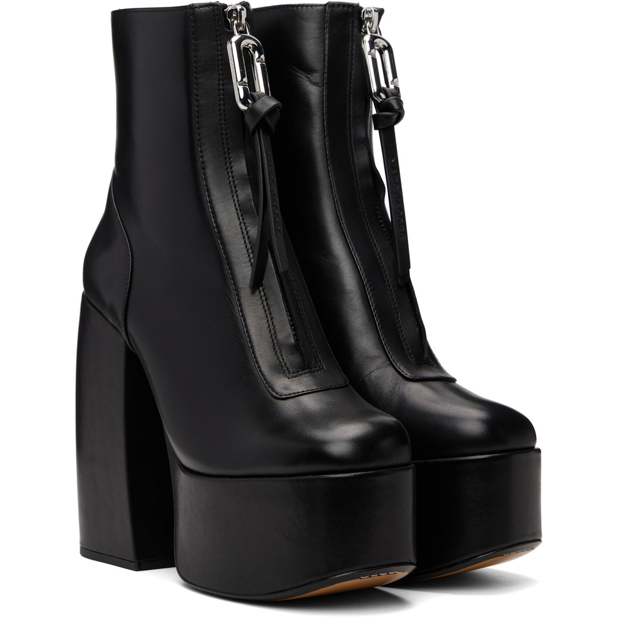 Marc Jacobs Black 'The Gigi' Ankle Boots