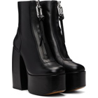 Marc Jacobs Black 'The Gigi' Ankle Boots