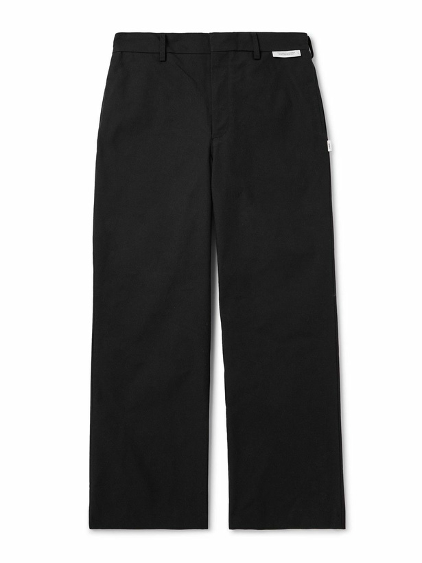 WTAPS - Straight-Leg Cotton-Blend Twill Trousers - Black WTAPS