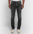 Nudie Jeans - Grim Tim Organic Stretch-Denim Jeans - Men - Dark gray