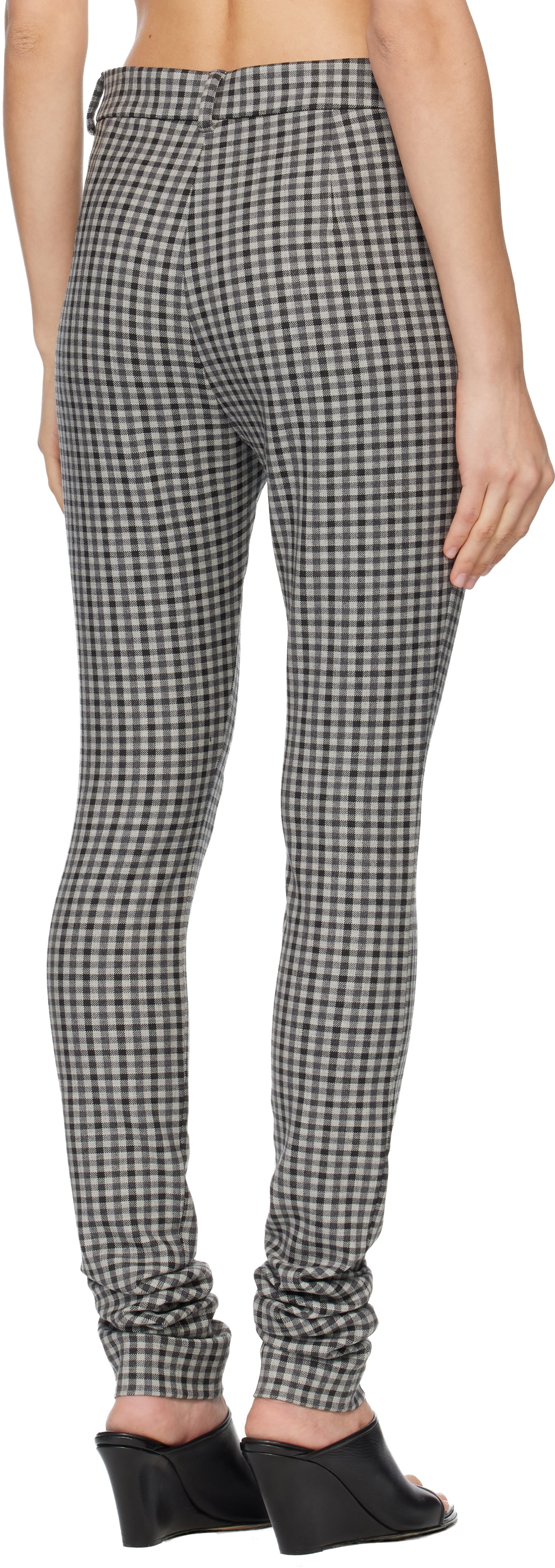 Acne Studios Gray Wool Leggings
