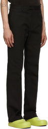 Bottega Veneta Black Faille Trousers