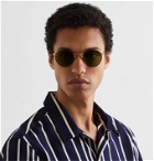 Oliver Peoples - Round-Frame Tortoiseshell Acetate and Gold-Tone Sunglasses - Gold