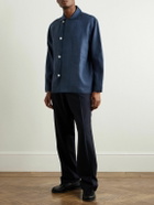 Stòffa - Linen-Twill Jacket - Blue