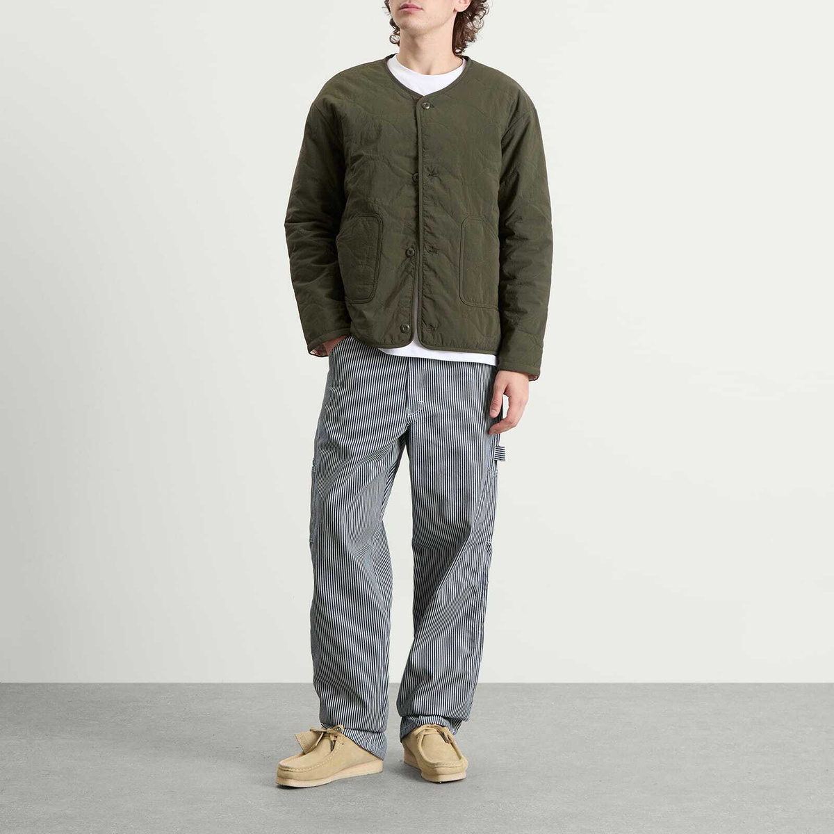 Stan Ray Men's OG Painter Pant in Hickory Stripe