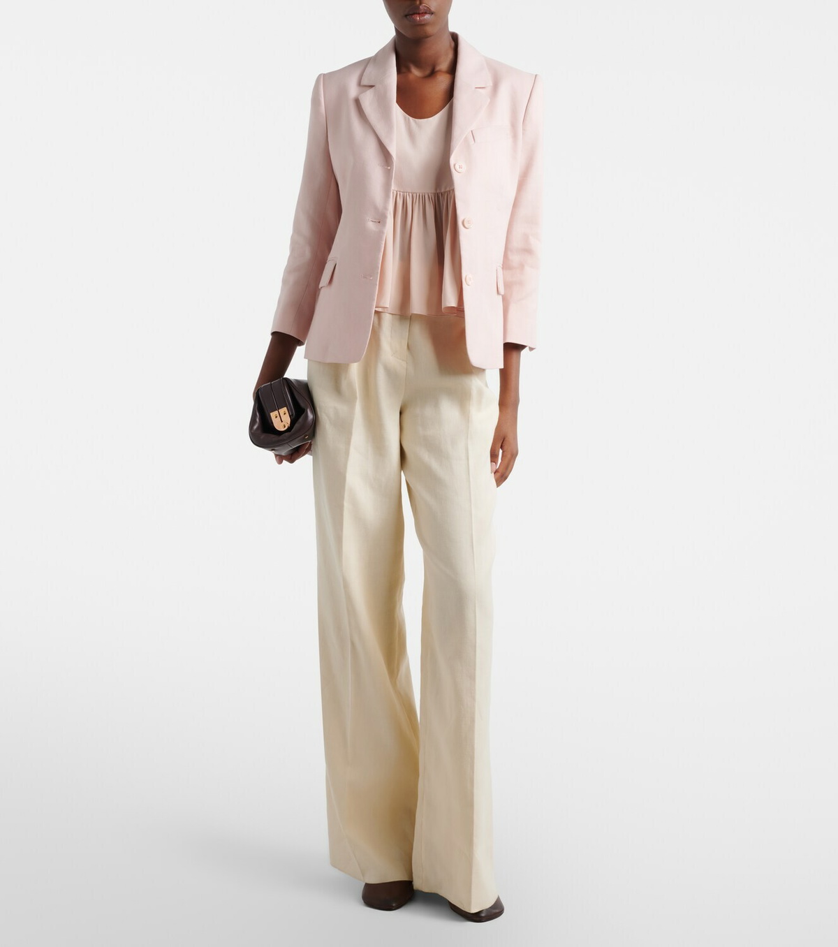 Dorothee Schumacher Casual Sophistication linen and cotton blazer