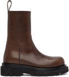 Bottega Veneta Brown Lug Boots