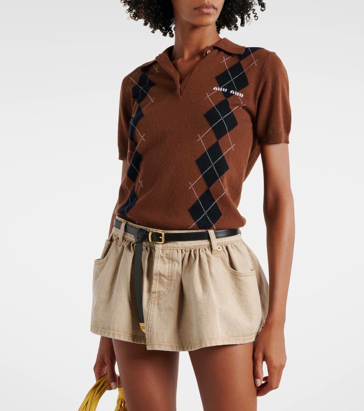 Miu Miu Leather belt