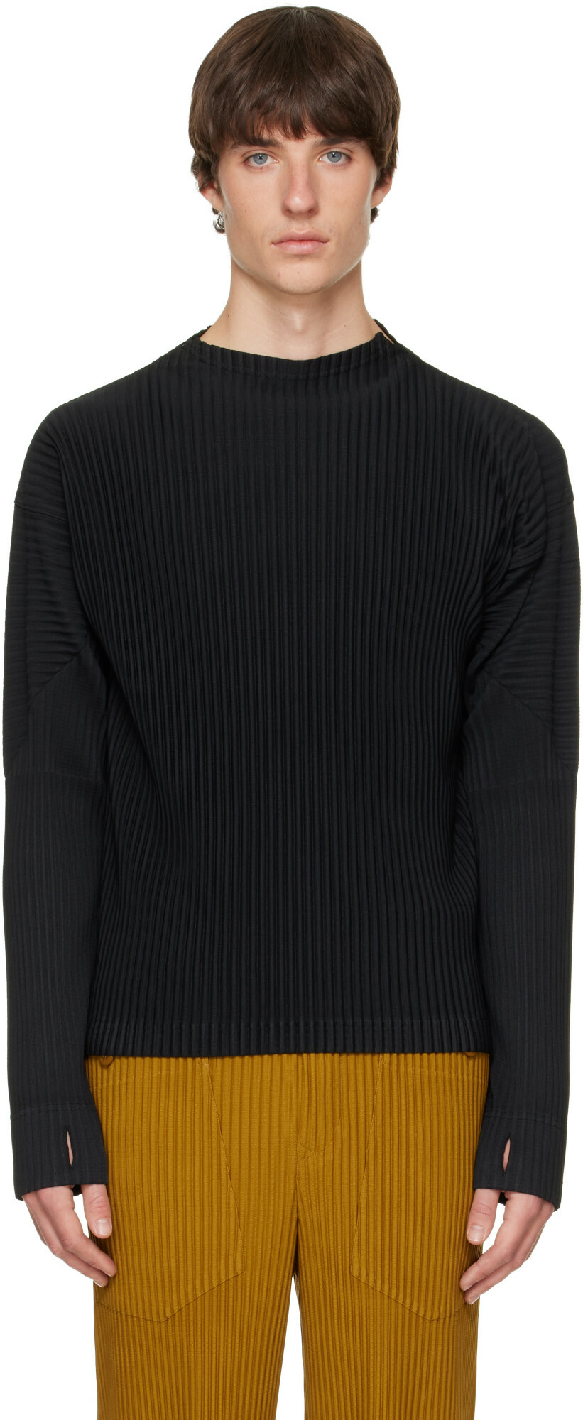HOMME PLISSÉ ISSEY MIYAKE Black Monthly Colors October Top Homme