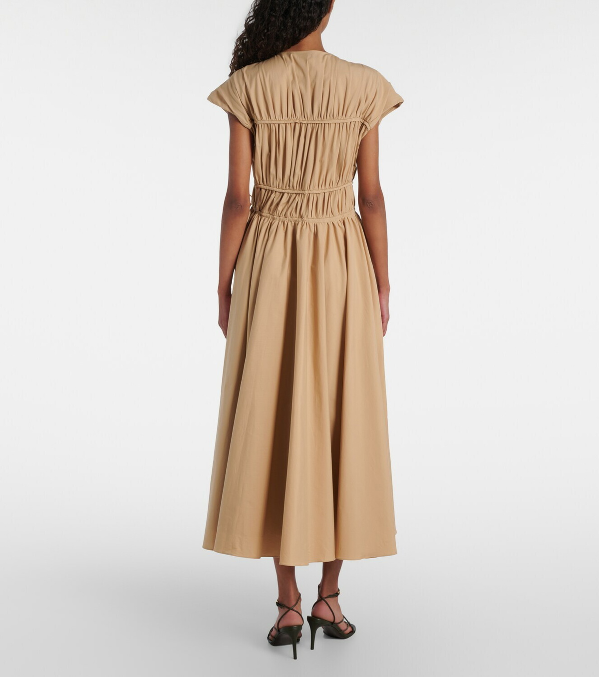 Tove Ceres gathered cotton midi dress
