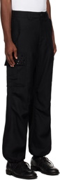 UNDERCOVER Black Brushed Cargo Pants