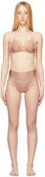 Oséree Pink High Waisted Travaillé Bikini