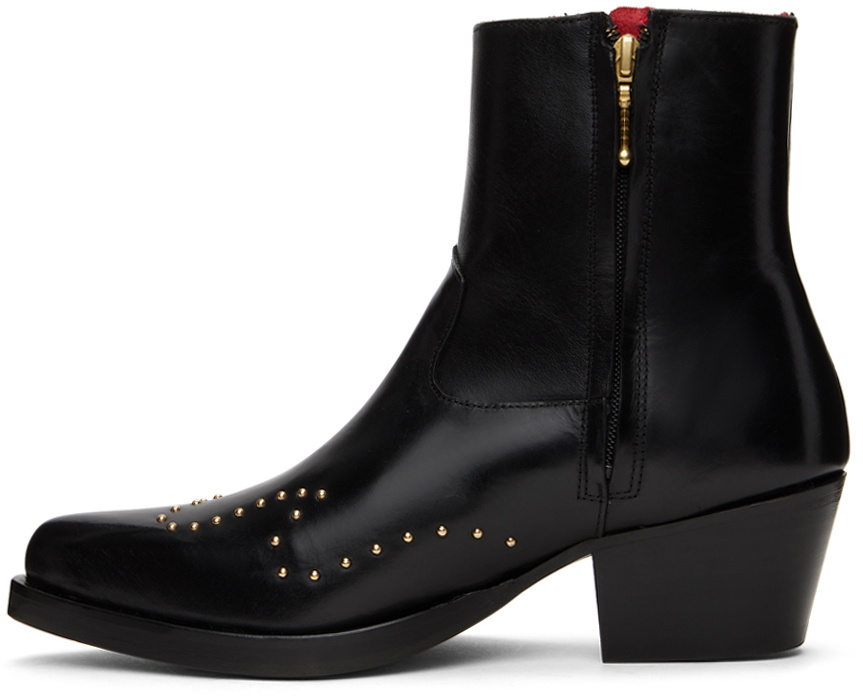 Ernest W. Baker Black Western Boots