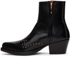 Ernest W. Baker Black Western Boots