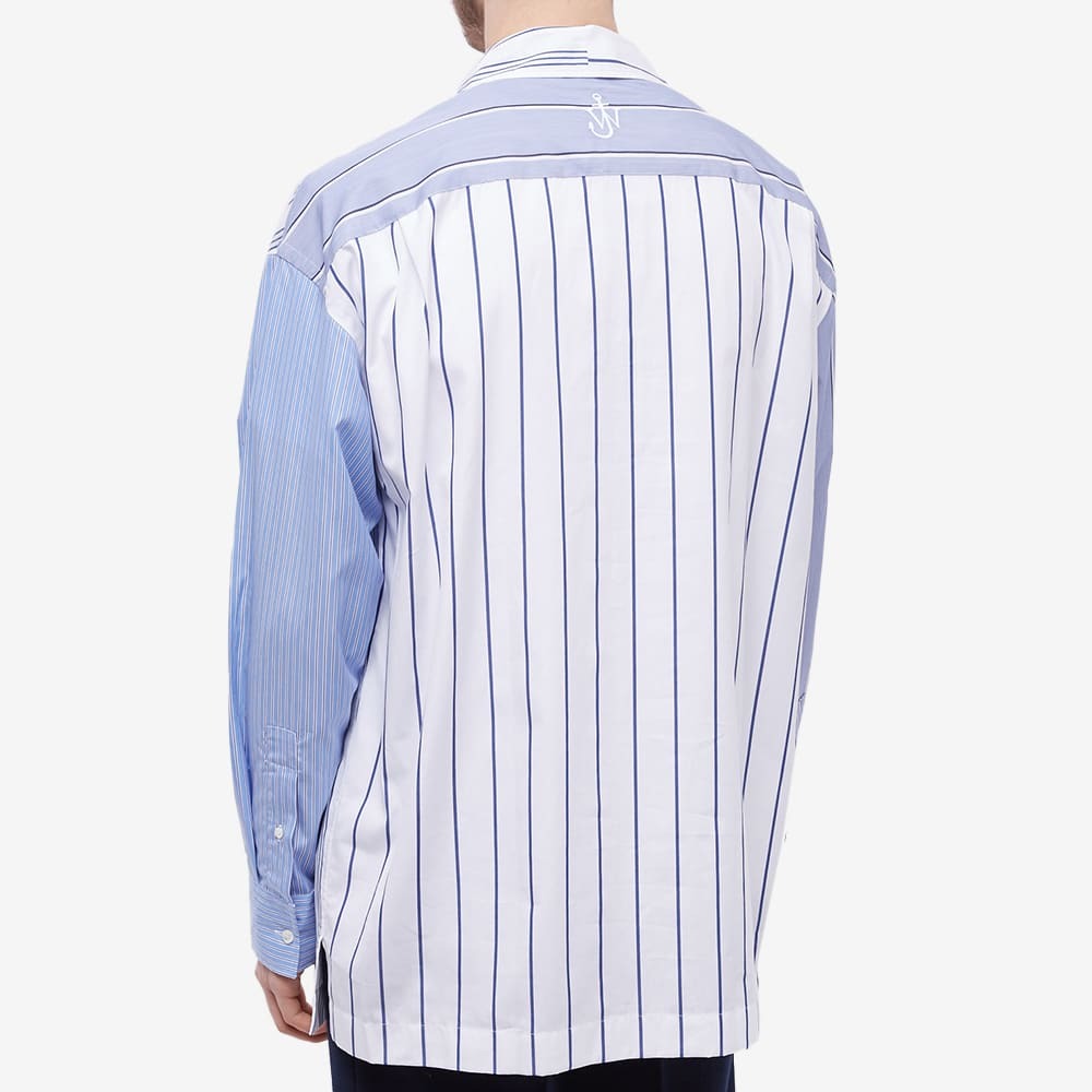 JW Anderson Men's Relaxed Fit Shirt in Blue/Multi JW Anderson