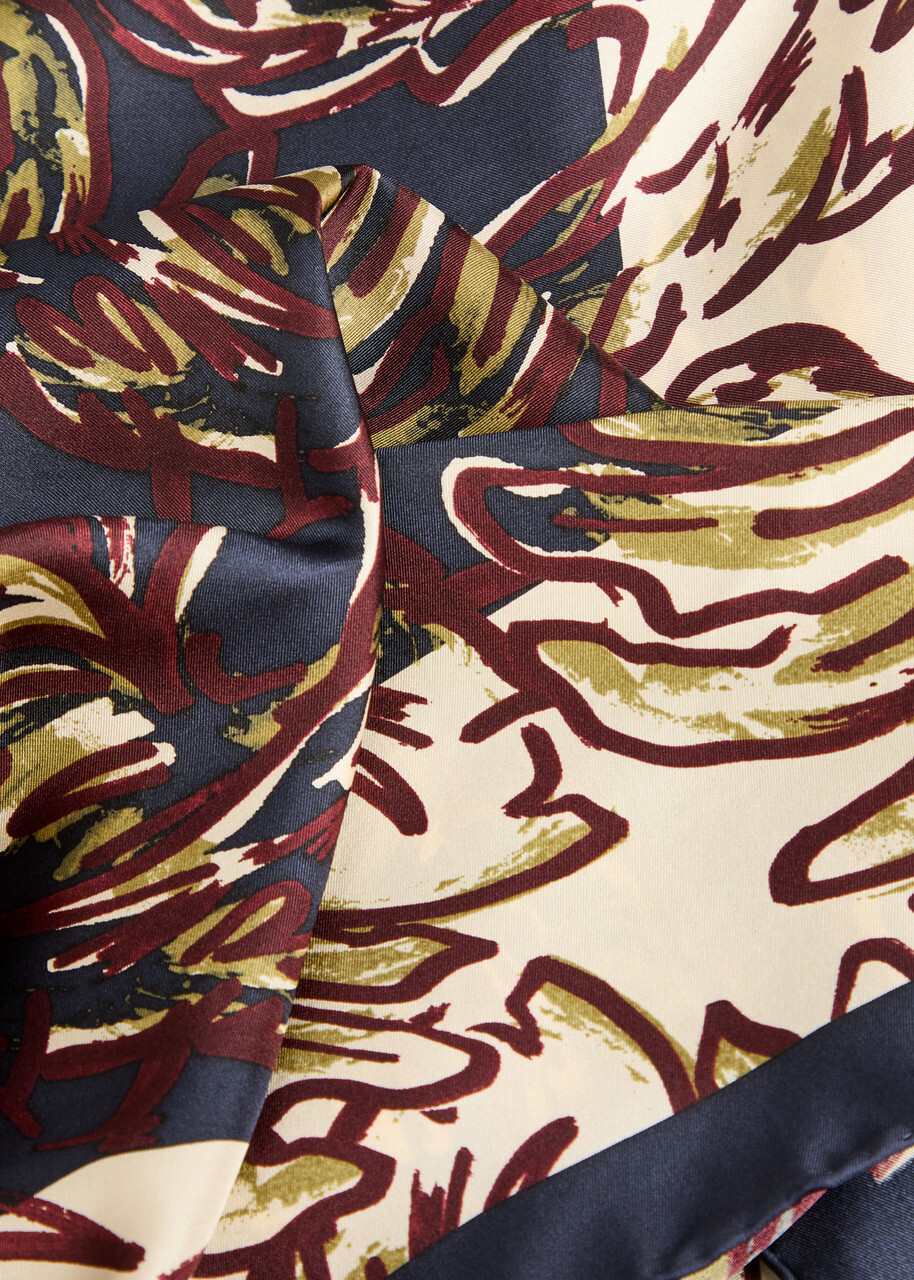 Weekend Max Mara Onestro Printed Silk Scarf - Multicoloured - One Size