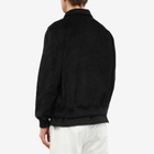 Blue Flowers Men's Levitation Corduroy Jacket in Black