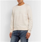 Holiday Boileau - Texas Printed Fleece-Back Cotton-Jersey Sweatshirt - Off-white