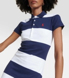 Polo Ralph Lauren Striped mesh polo midi dress