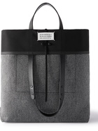 Maison Margiela - Cotton-Canvas, Leather and PVC Tote Bag