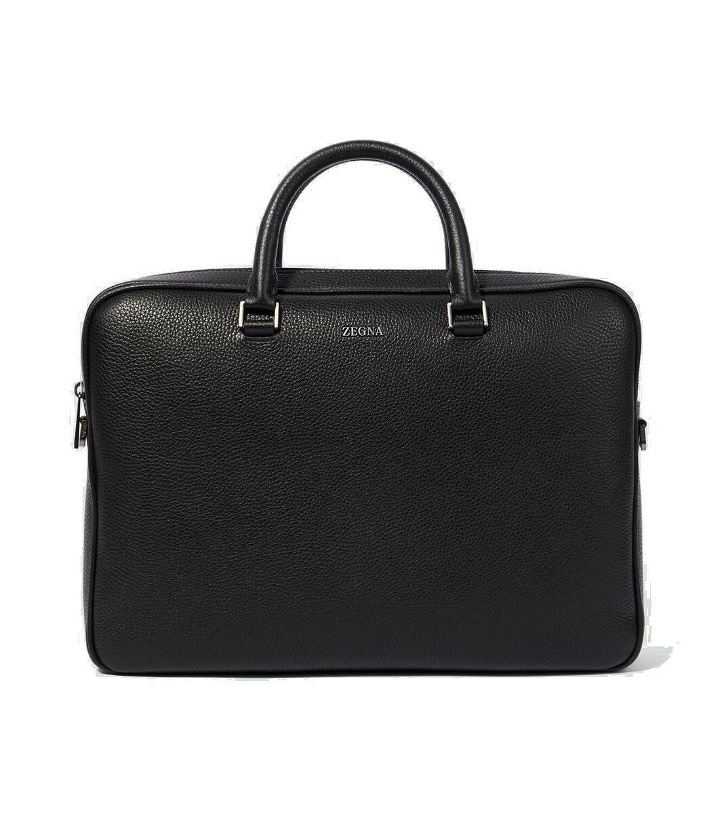 Photo: Zegna Edgy leather briefcase