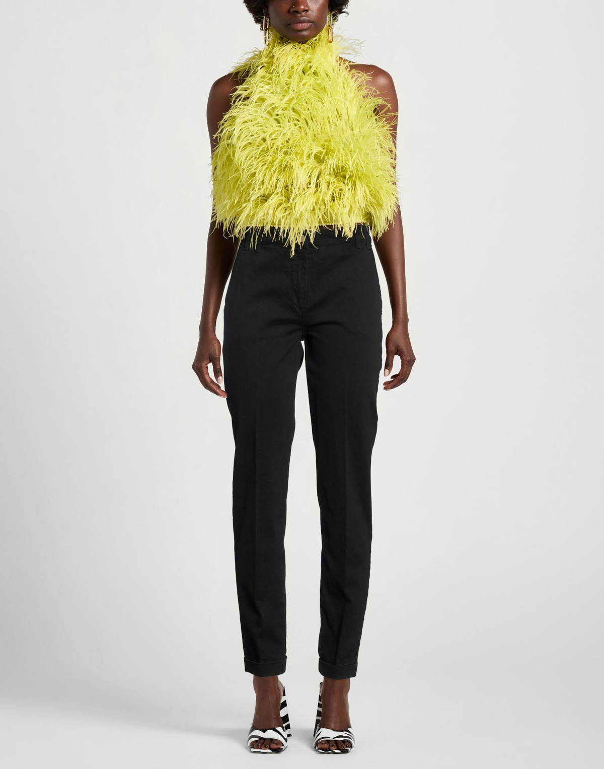 Manila Grace Womens Pants in Black