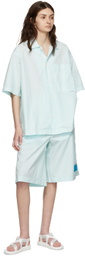 SUNNEI Blue Cotton Shorts