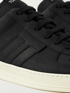 TOM FORD - Radcliffe Leather-Trimmed Nubuck Sneakers - Black