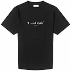Off-White Men's I Need Space T-Shirt in Black